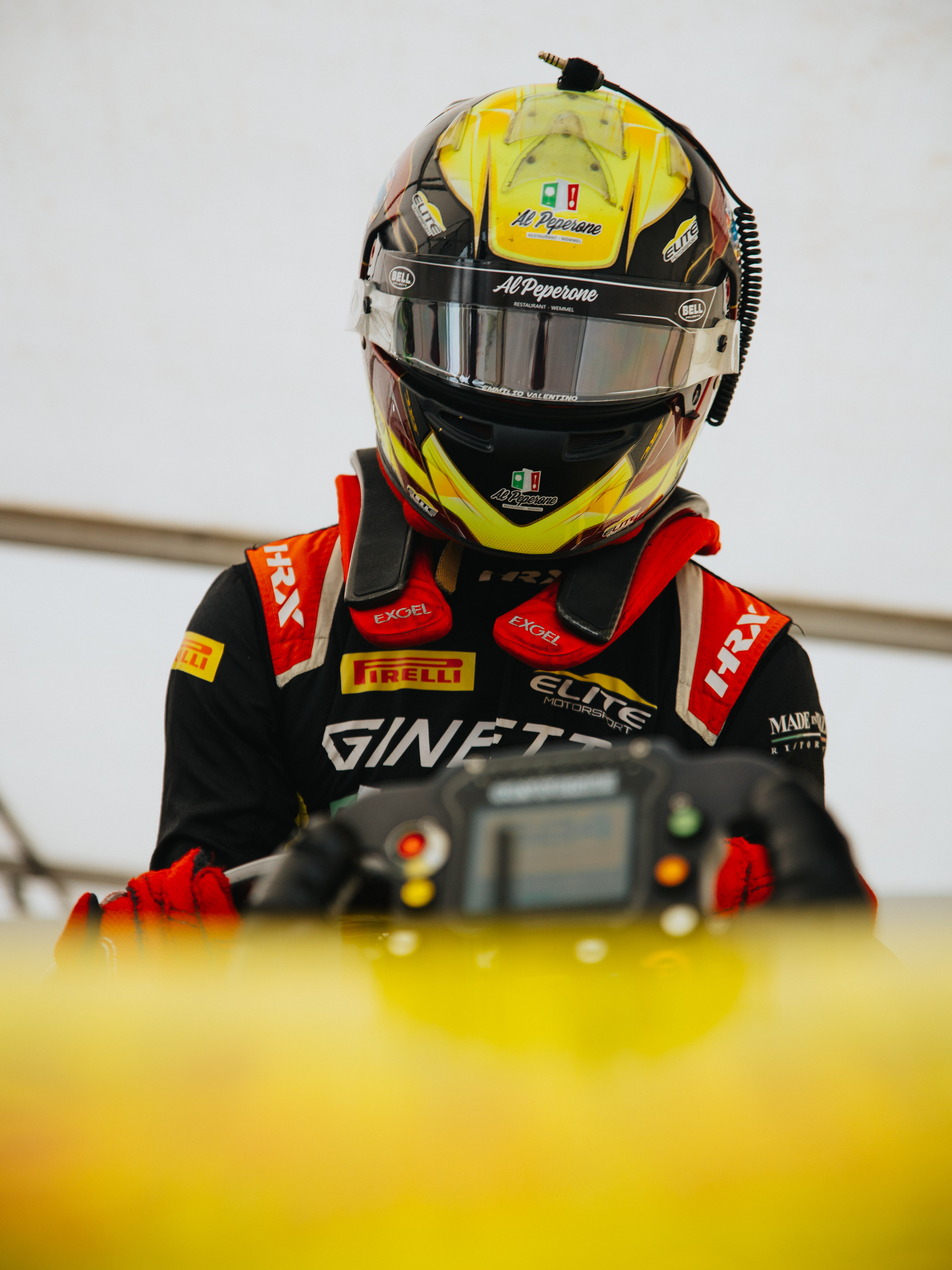 Emmilio paddock Venezuelan flag on car
